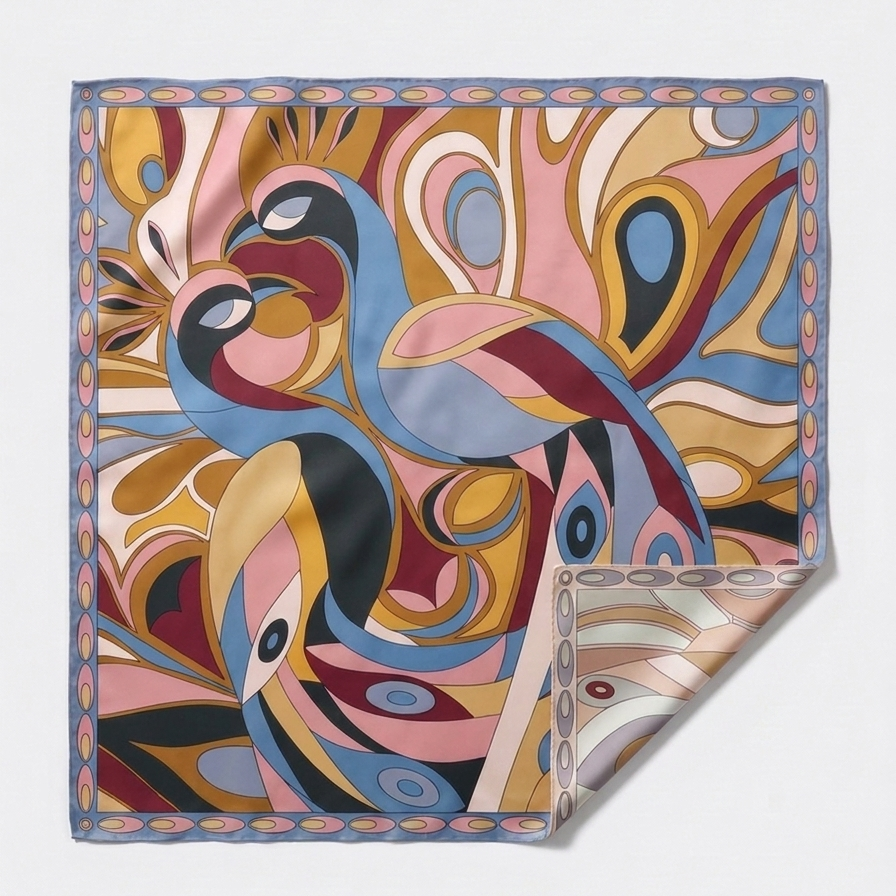 Silky soft fabric - Plumes d'été