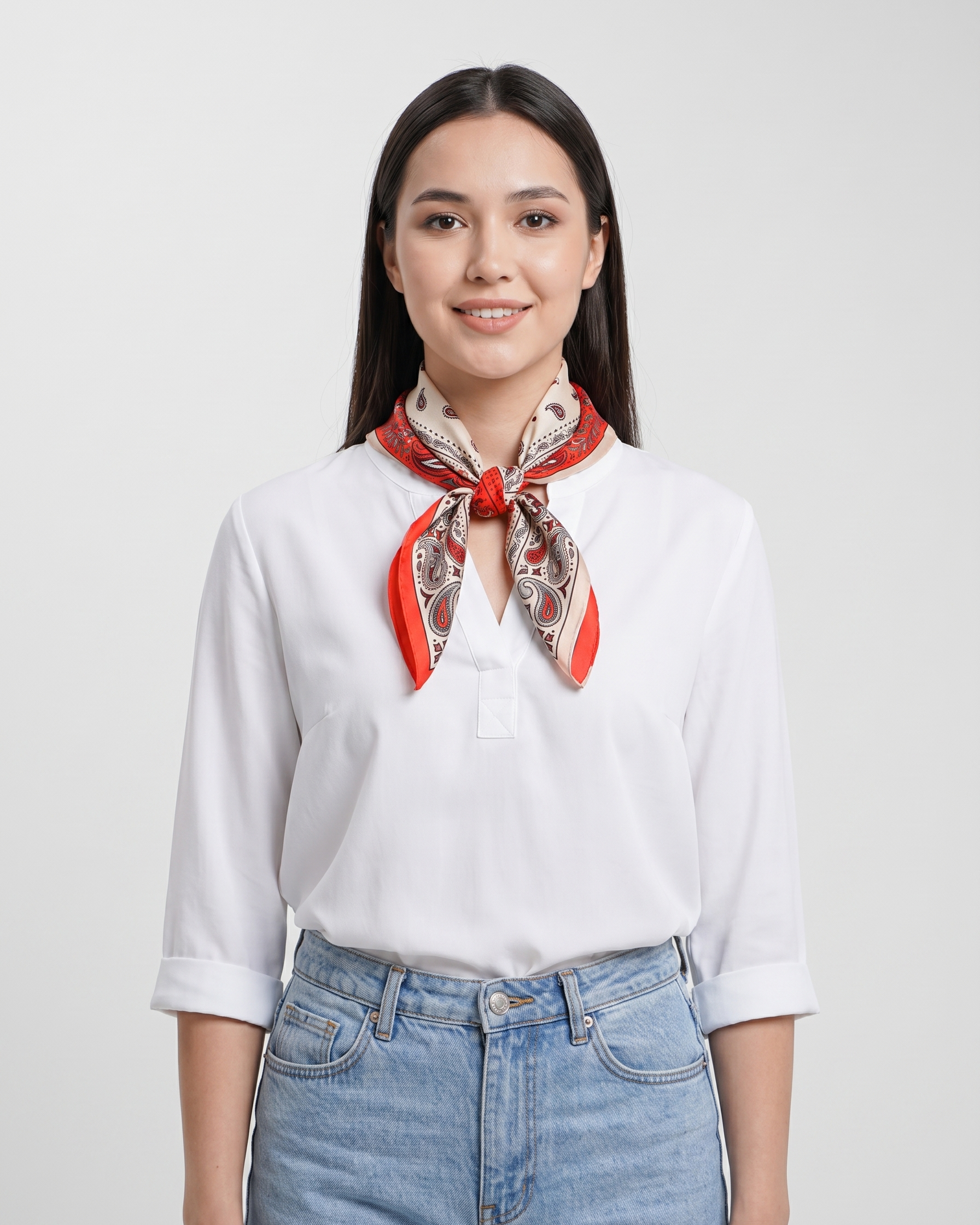 Seidenweiches Tuch- Kinuaya Bandana