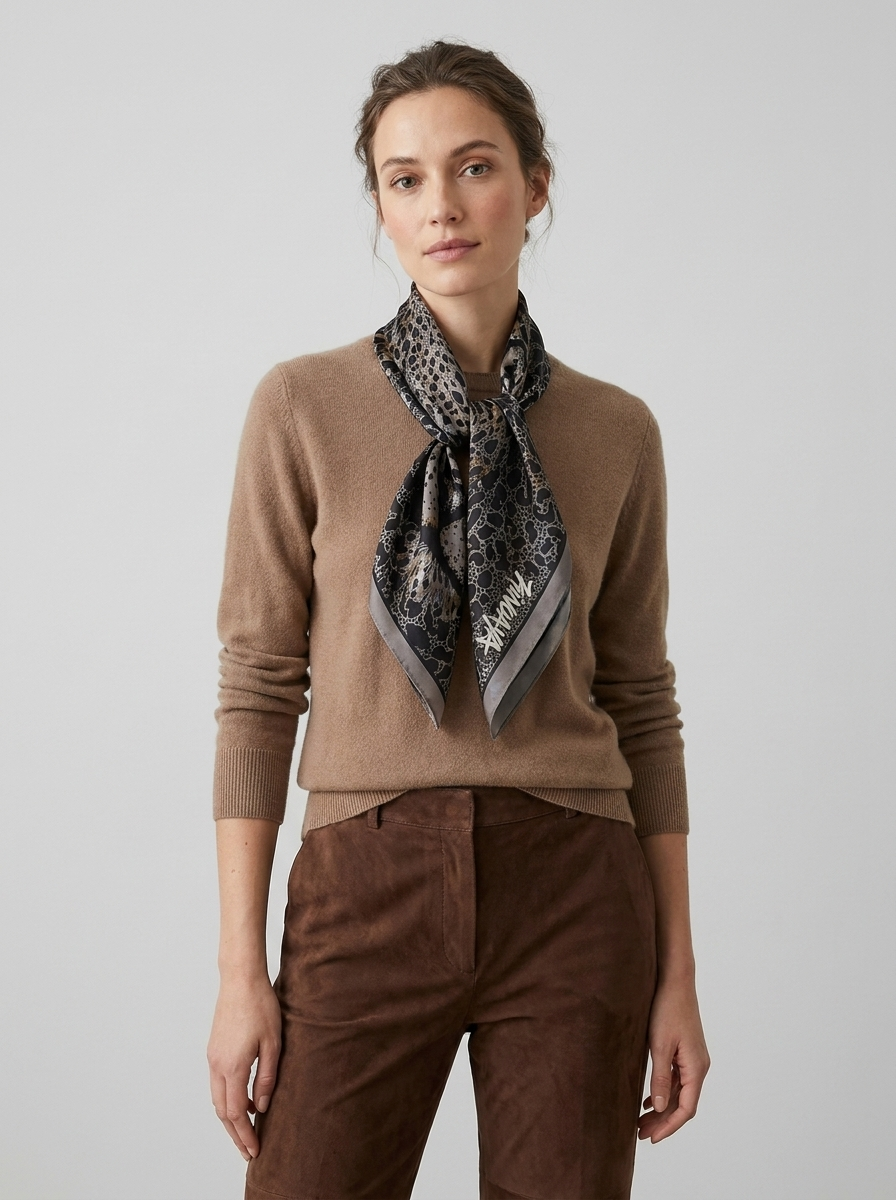 Taupe zum Pullover