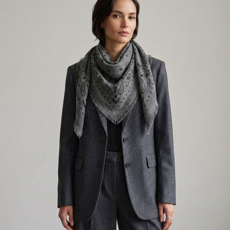 Cashmere Scarf - Grey (Vorbestellung | Versand ab 15.10.26)