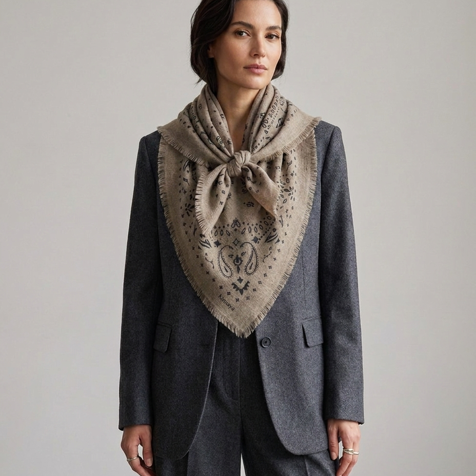 Cashmere Scarf - Oatmeal (Vorbestellung | Versand ab 15.10.26)