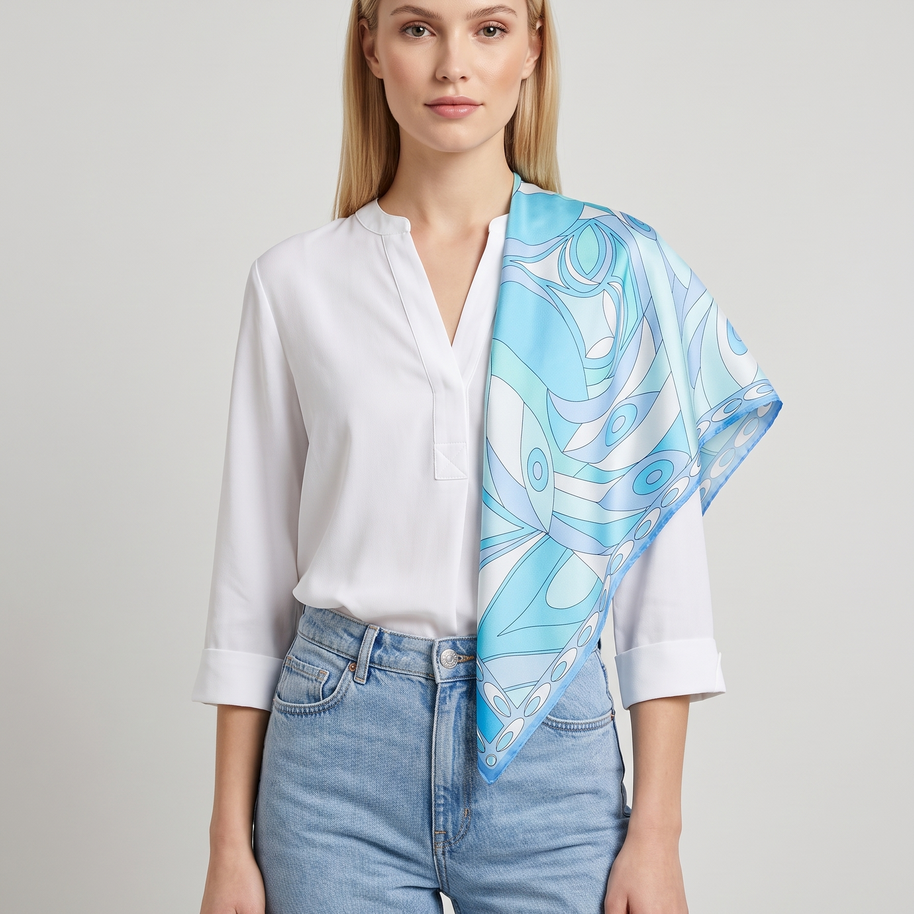 Silky soft fabric - Plumes d'été