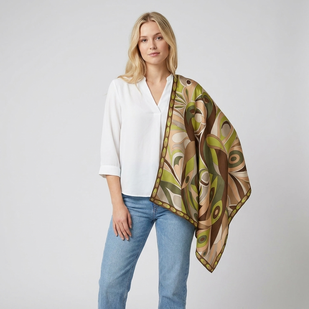 Silky soft fabric - Plumes d'été