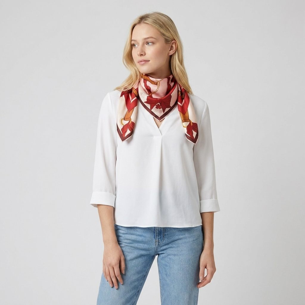 Silky Soft Scarf - Élégance Équestre