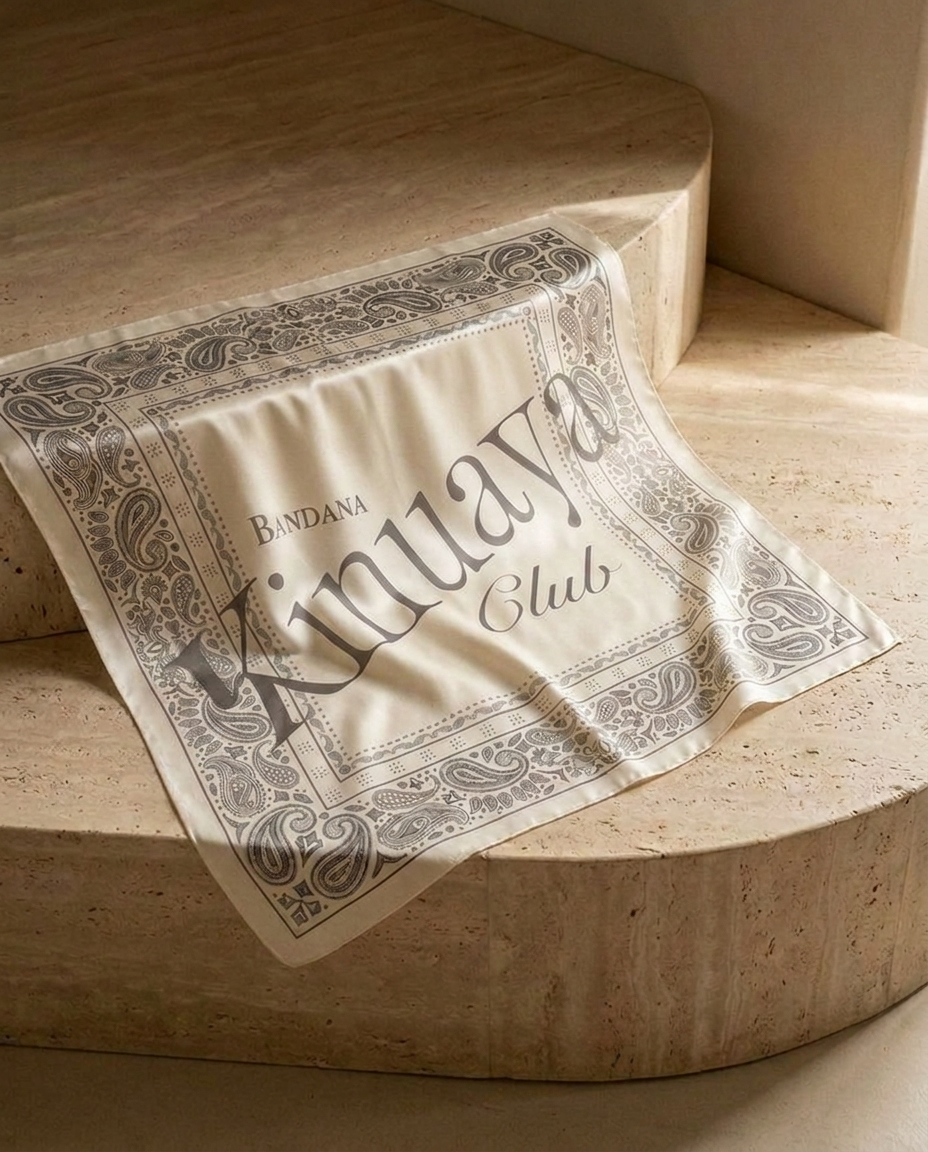 Silky soft cloth - Kinuaya Bandana