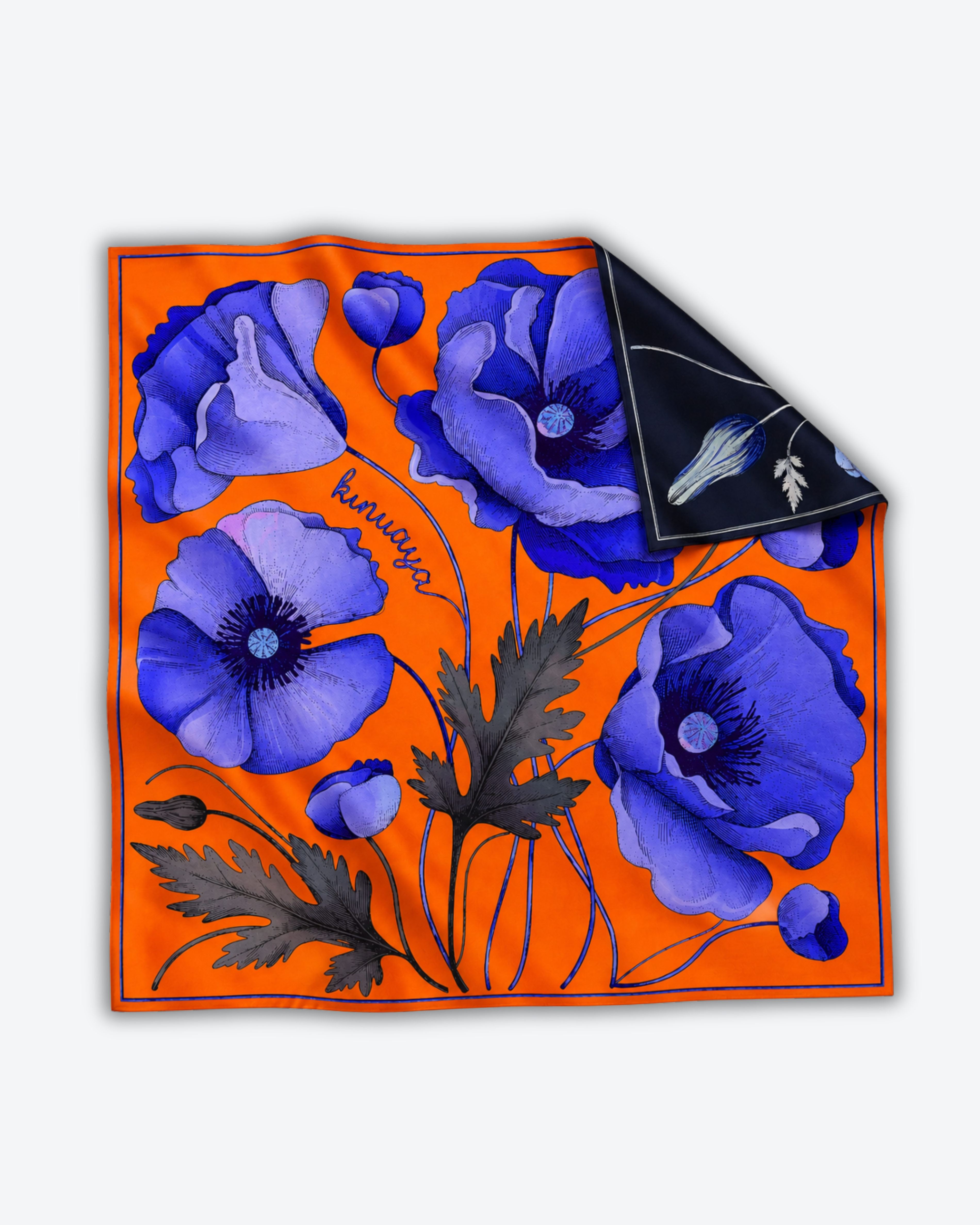 Seidenweiches Tuch - Fleurs Sauvages