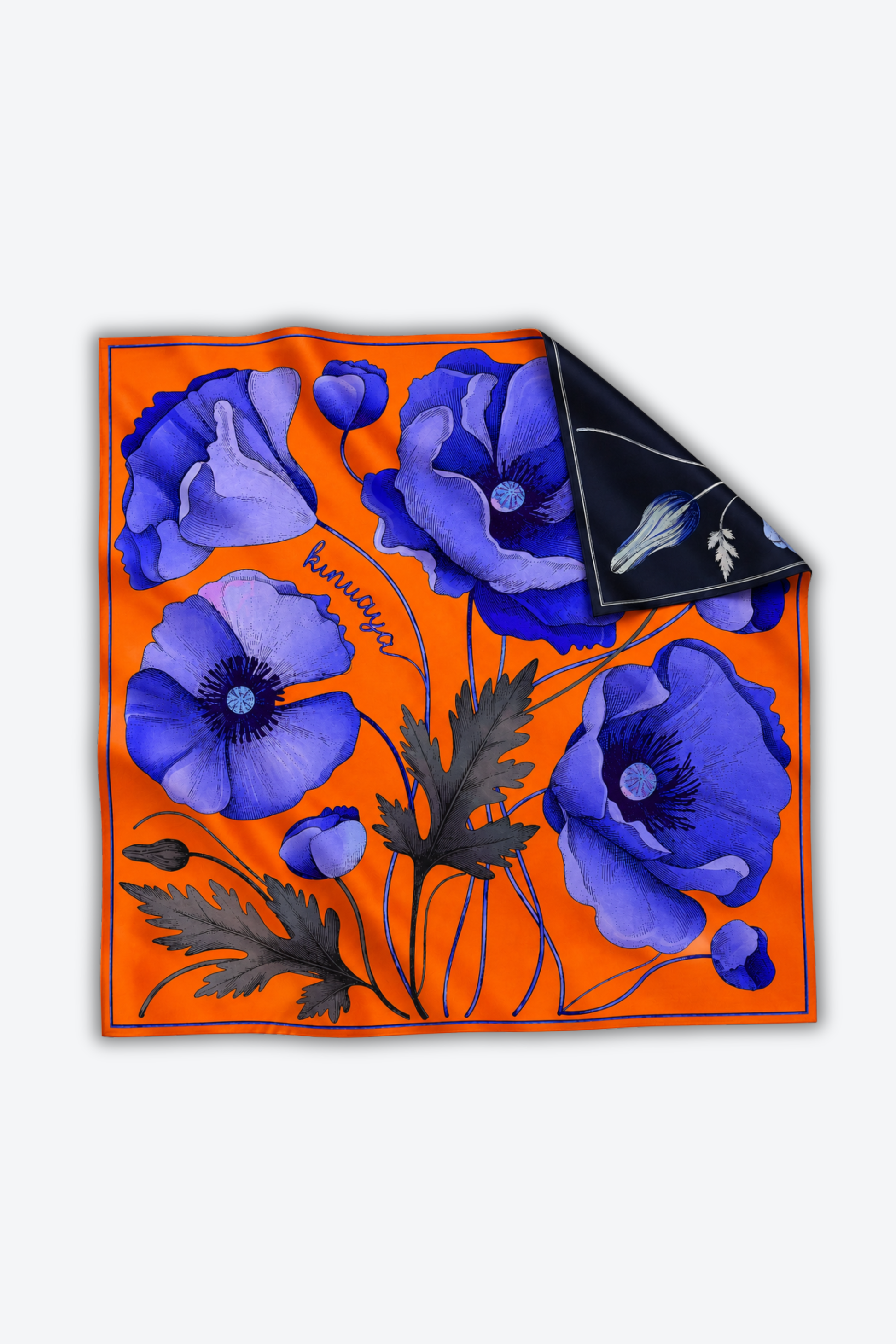 Seidenweiches Tuch - Fleurs Sauvages