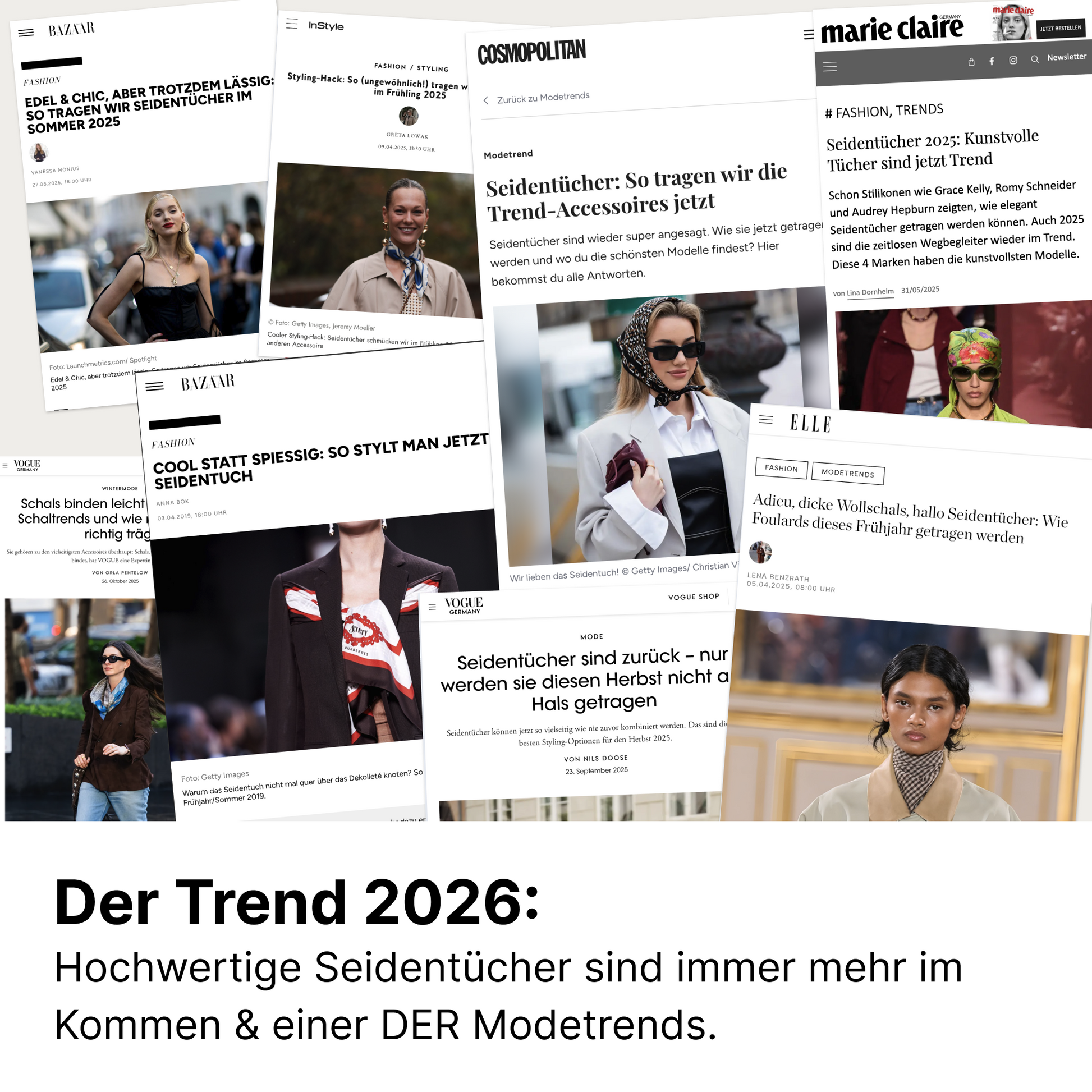 "Fleurs Sauvages" - Doppelseitig bedrucktes Tuch