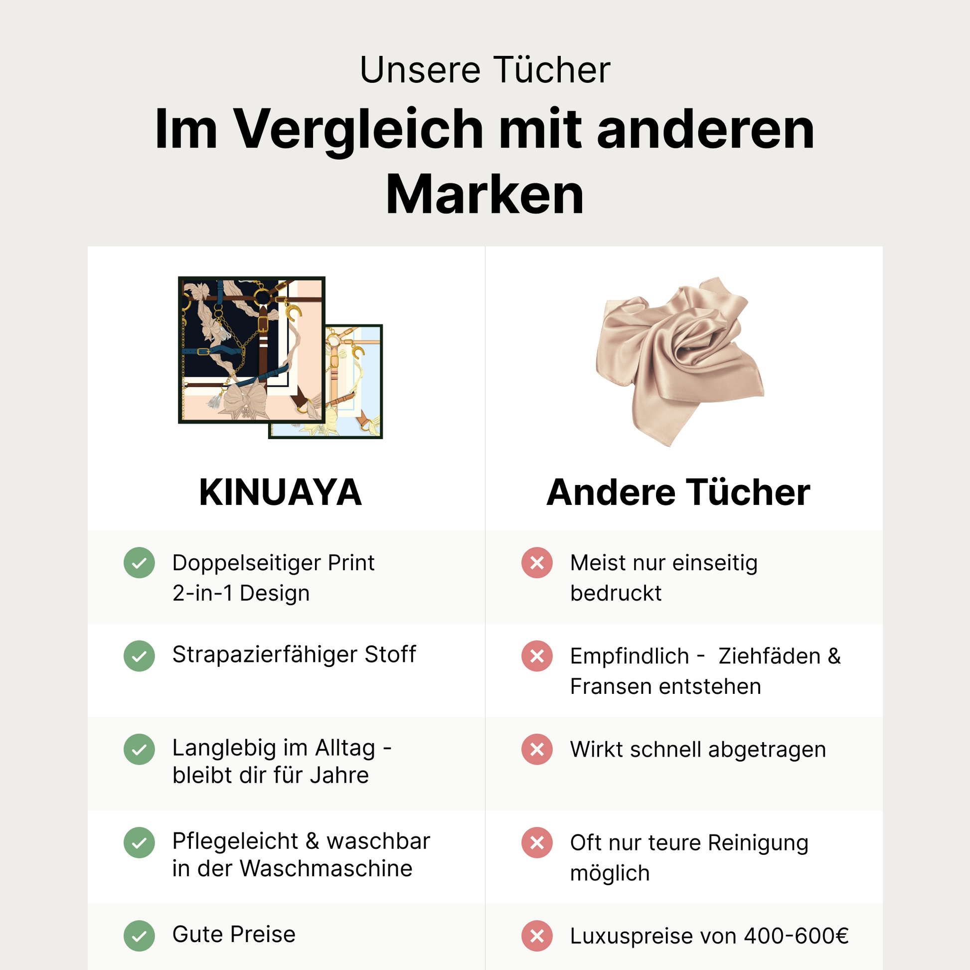 "Fleurs Sauvages" - Doppelseitig bedrucktes Tuch