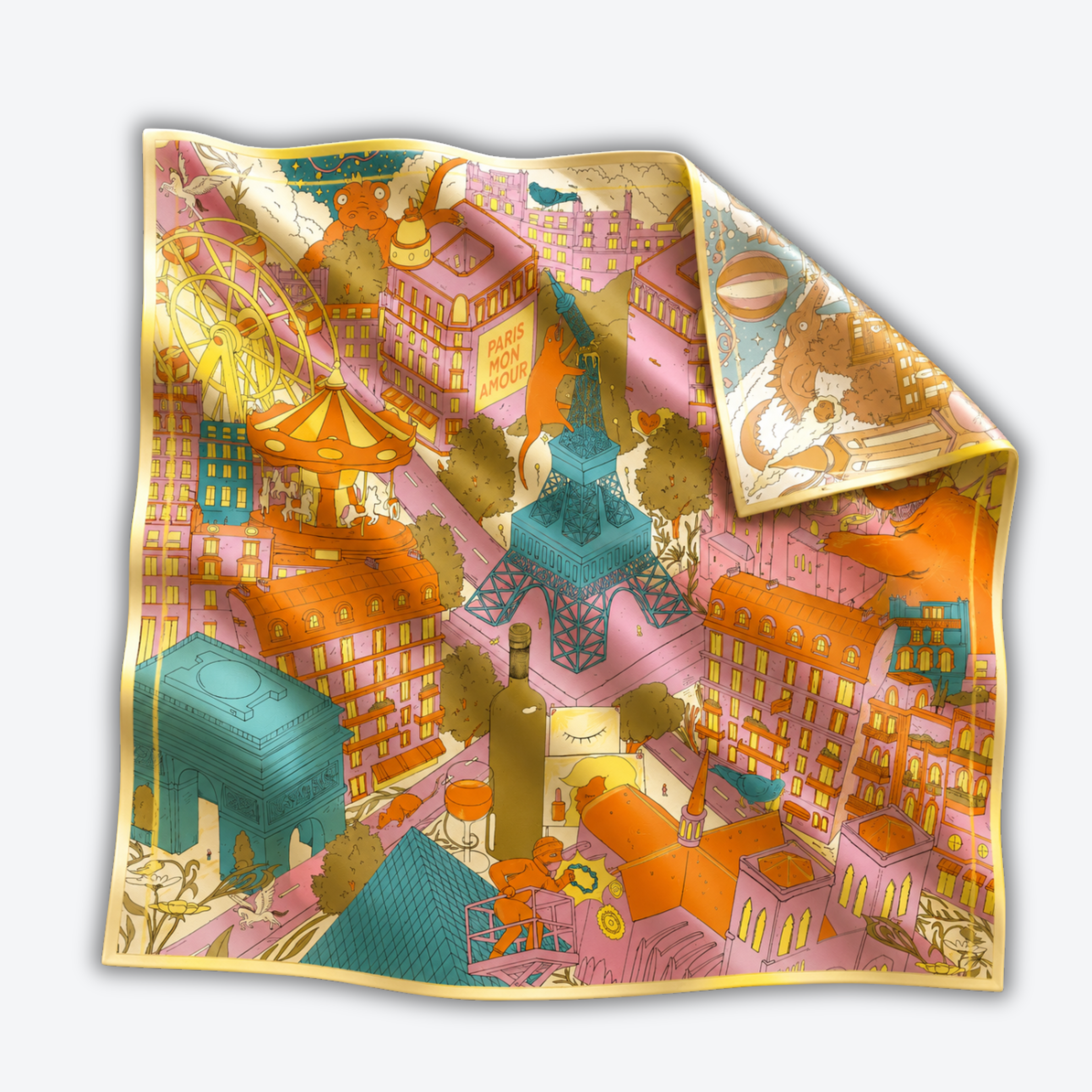 Silky Soft Cloth - Metropolis of Dreams
