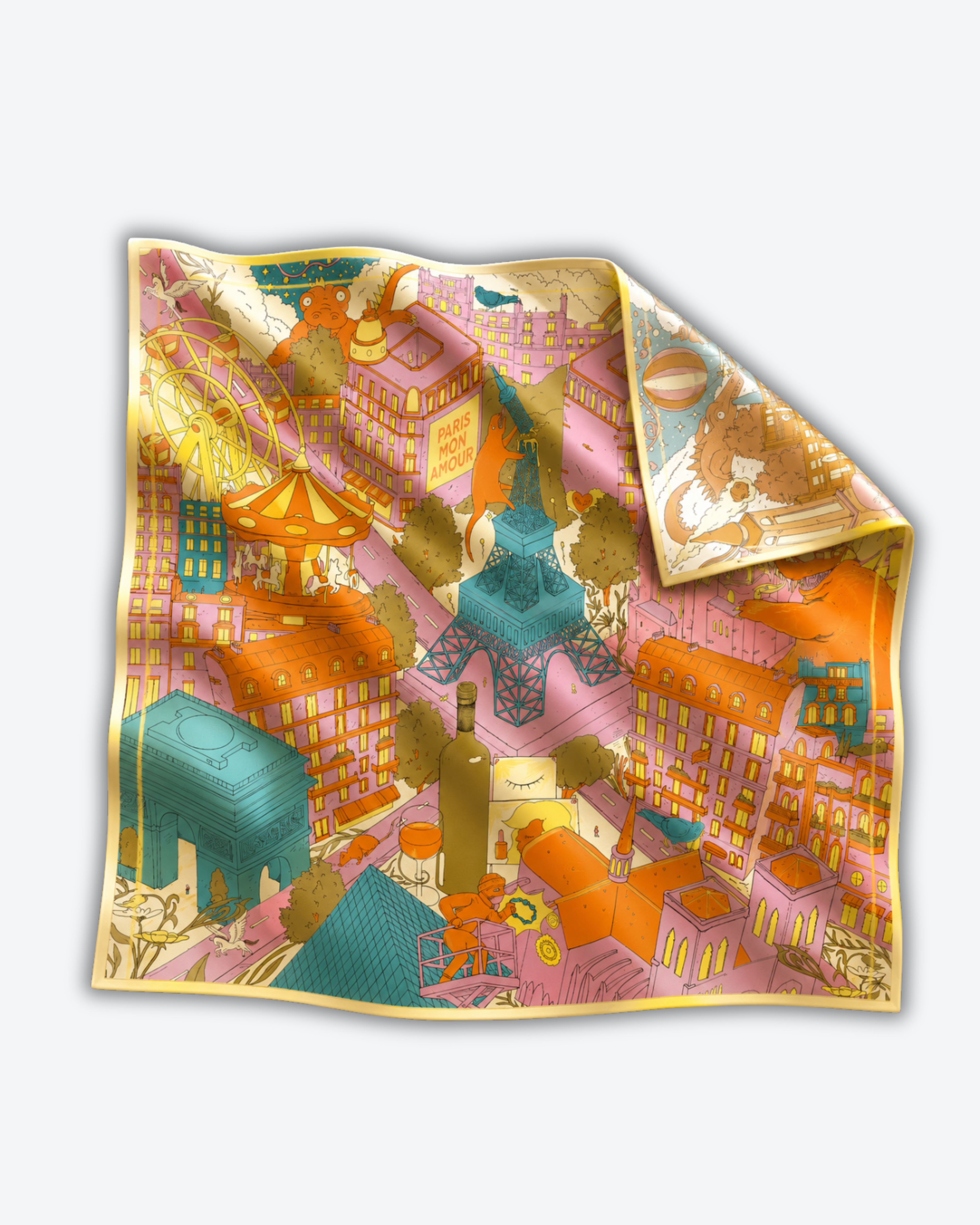 Seidenweiches Tuch - Metropolis of Dreams