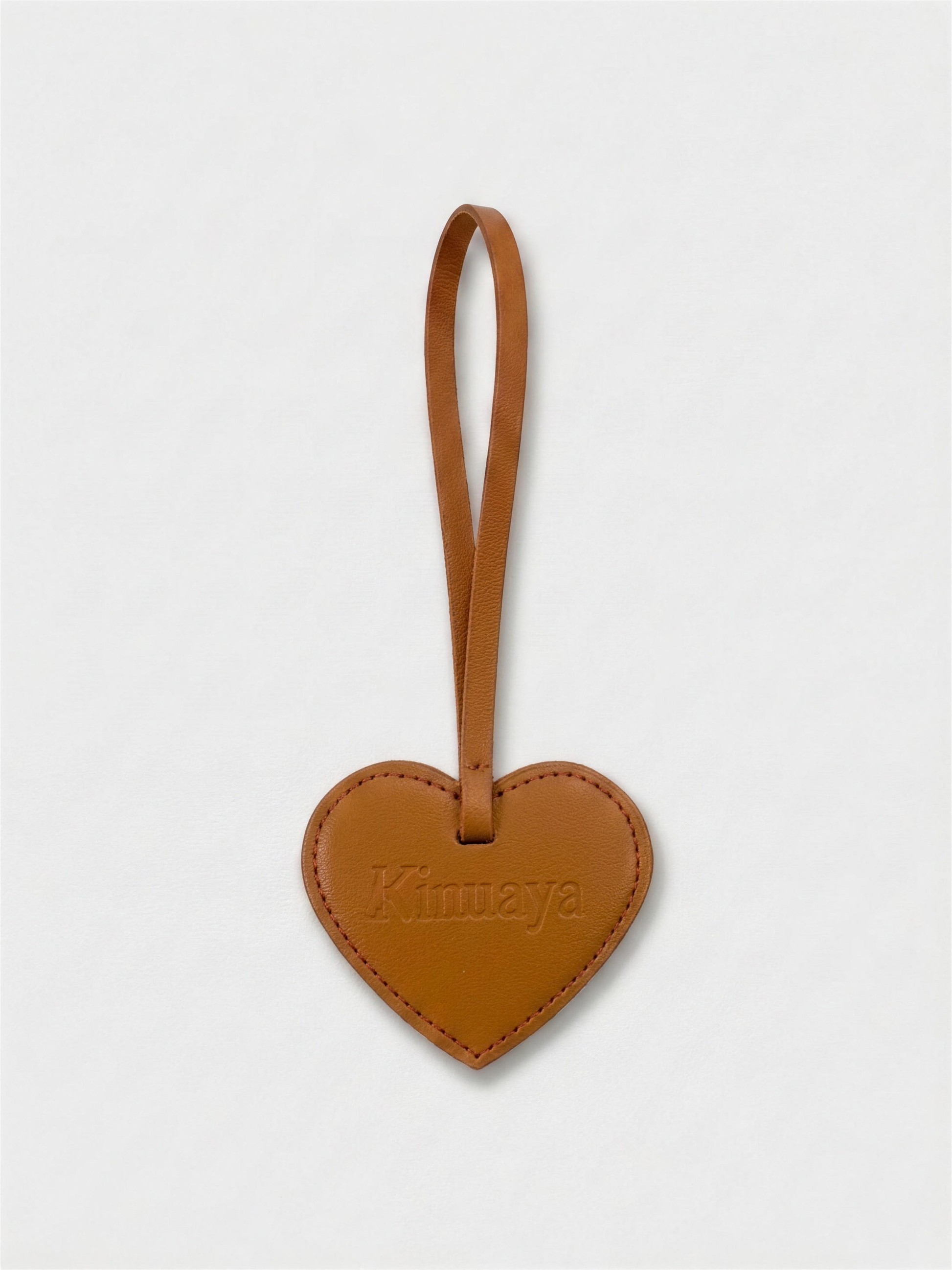Kinuaya Herz-Charm - Cognac
