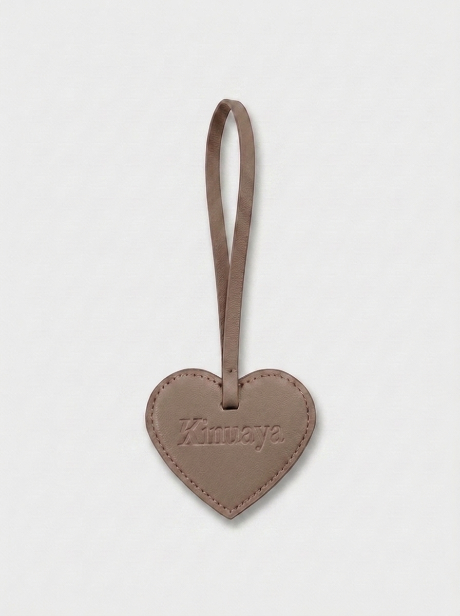 Kinuaya Herz-Charm - Taupe
