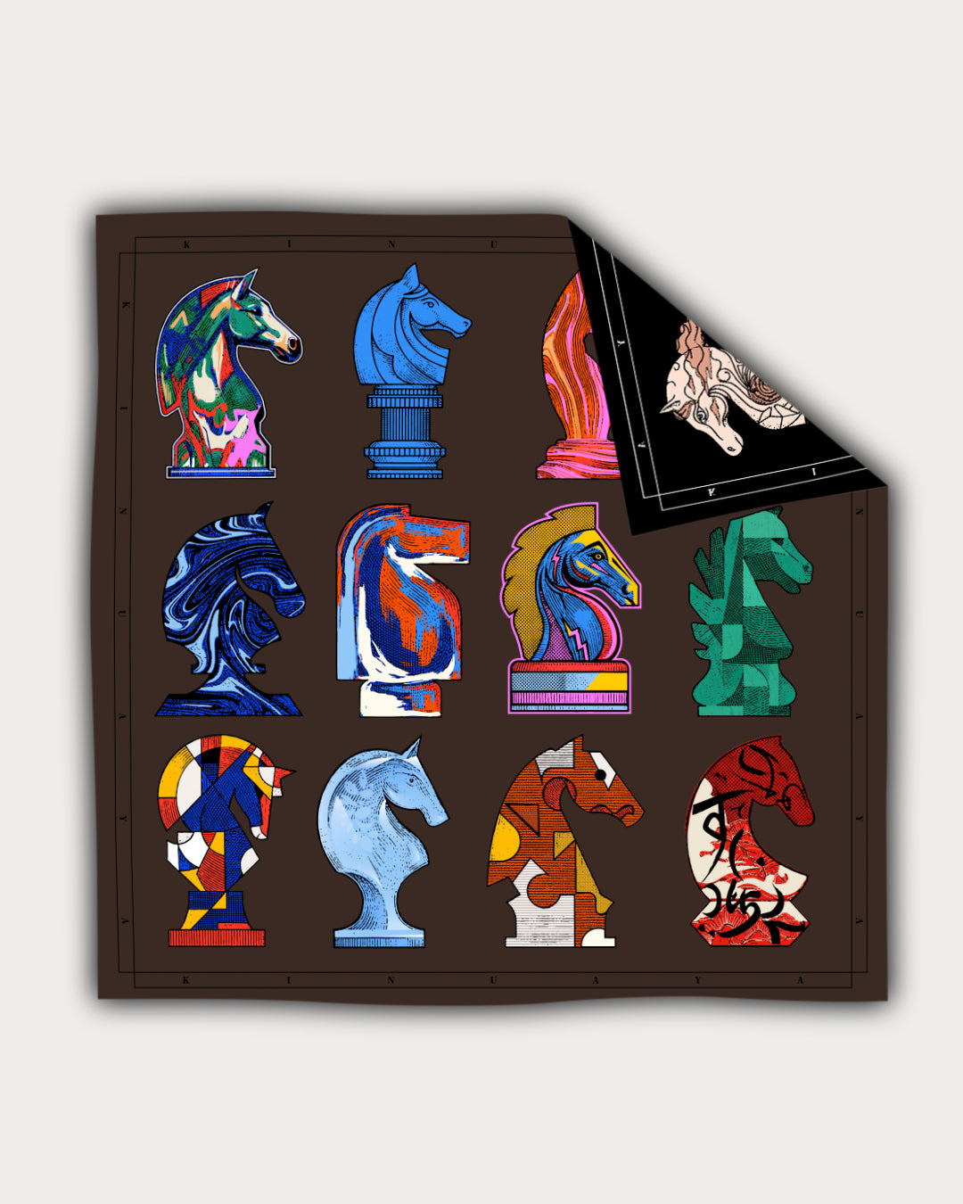 Satin Scarf – Échec et Mat
