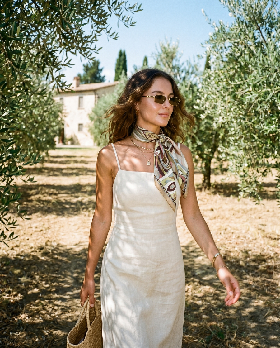Silky soft fabric - Plumes d'été