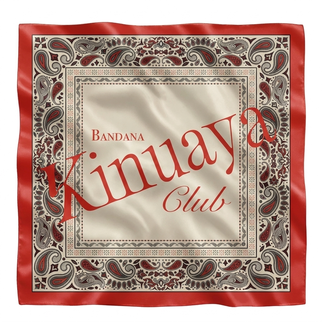 Seidenweiches Tuch- Kinuaya Bandana