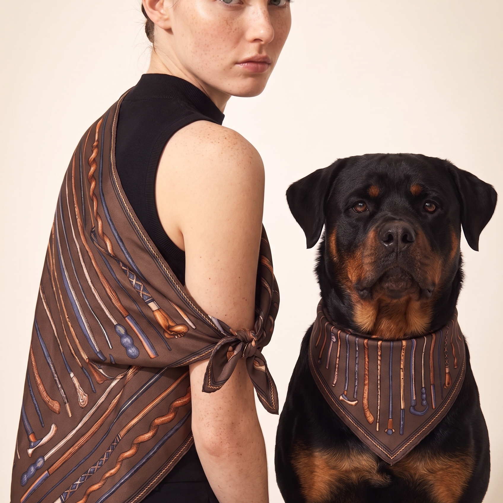 Seidentuch - Le Club Canin Brown