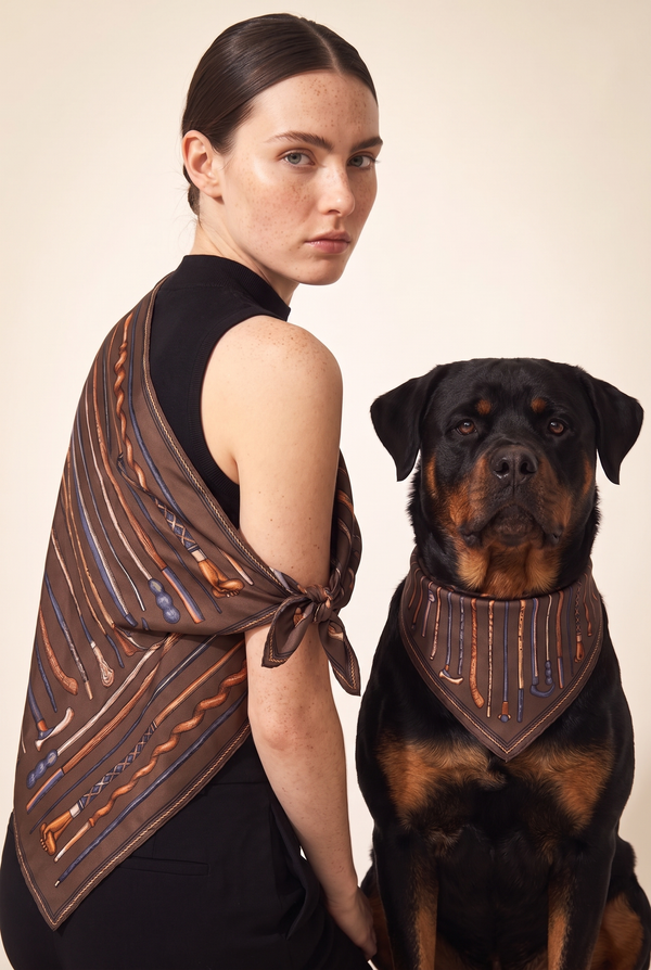 Seidentuch - Le Club Canin Brown