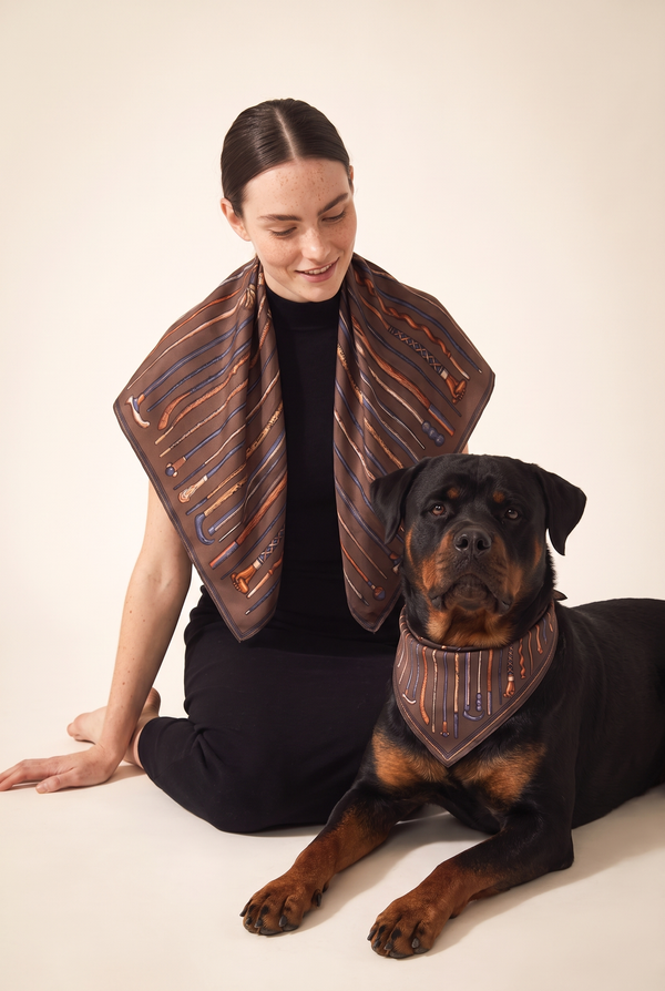 Seidentuch - Le Club Canin Brown