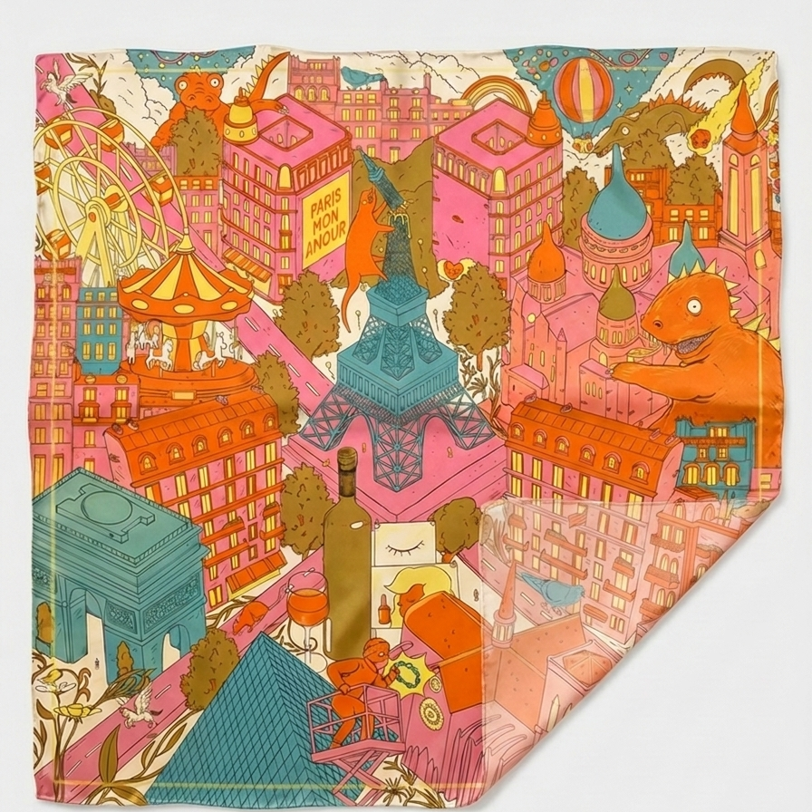 Silky Soft Cloth - Metropolis of Dreams